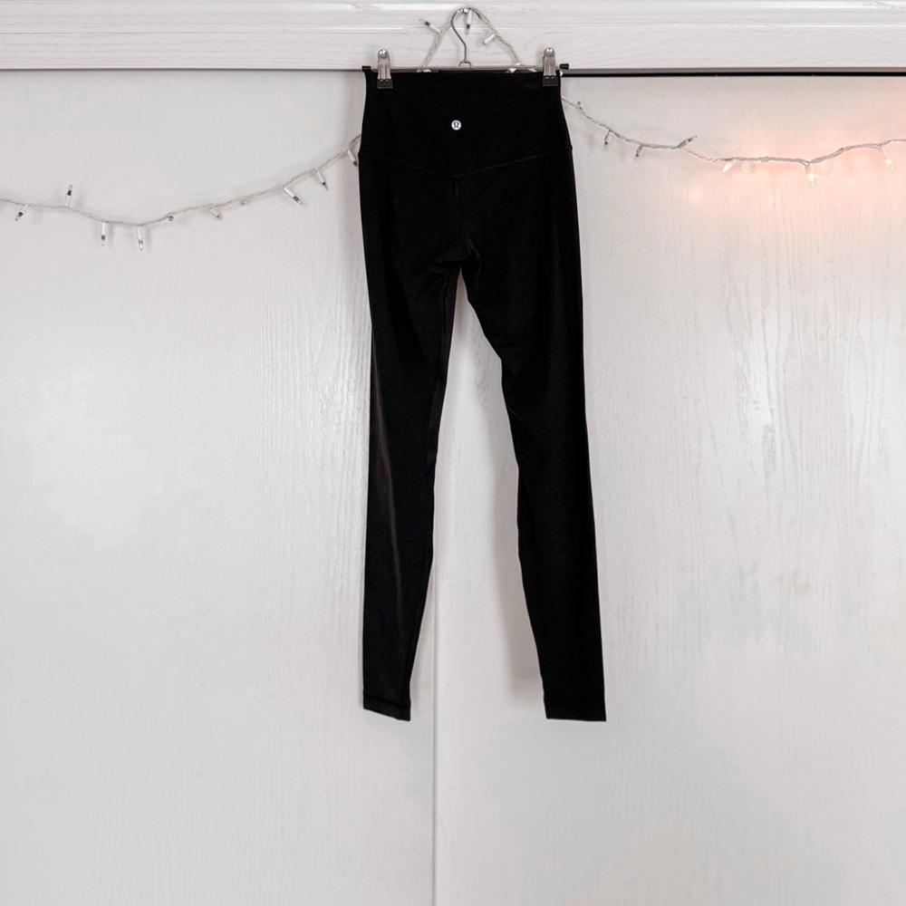 black lululemon align leggings